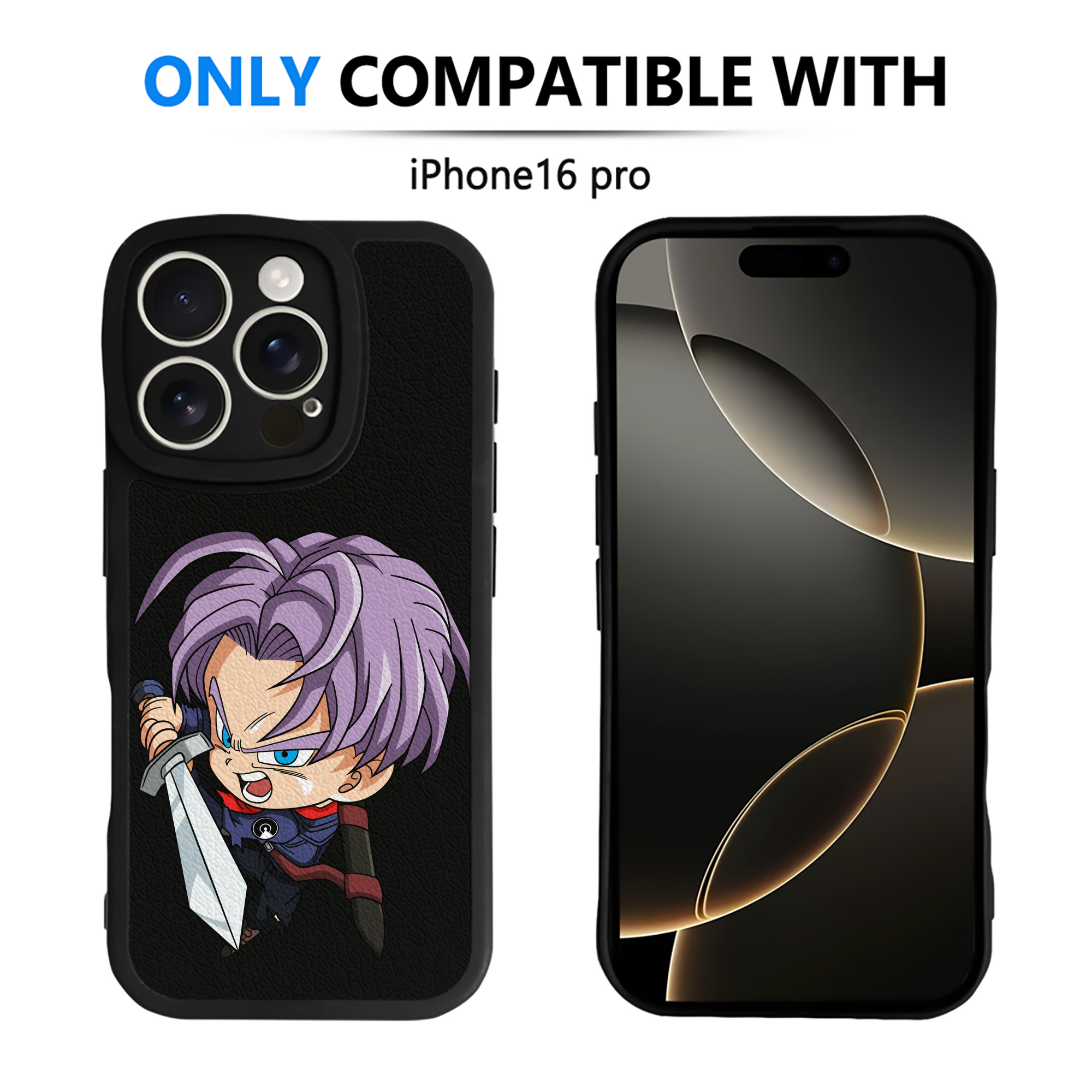 （画像用） ドラゴンボール DRAGON BALL 【iPhone 16シリーズ対応】シリコンスマホケース（レザー調） 材質：シリコン